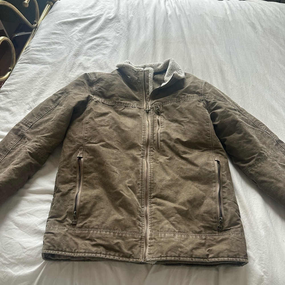 Kuhl Men's Tan Lightweight Jacket Size S Like New Condition